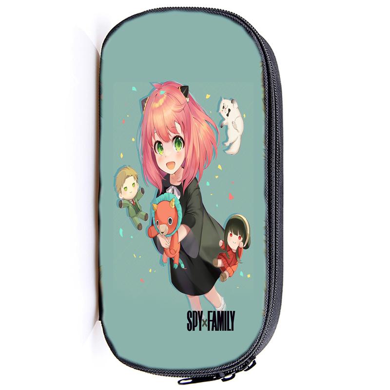 Spy X Family Pencil Case Anya Forger Multifunction Pencil Pouch School Supplies Pen Case Stationery Pencilcase