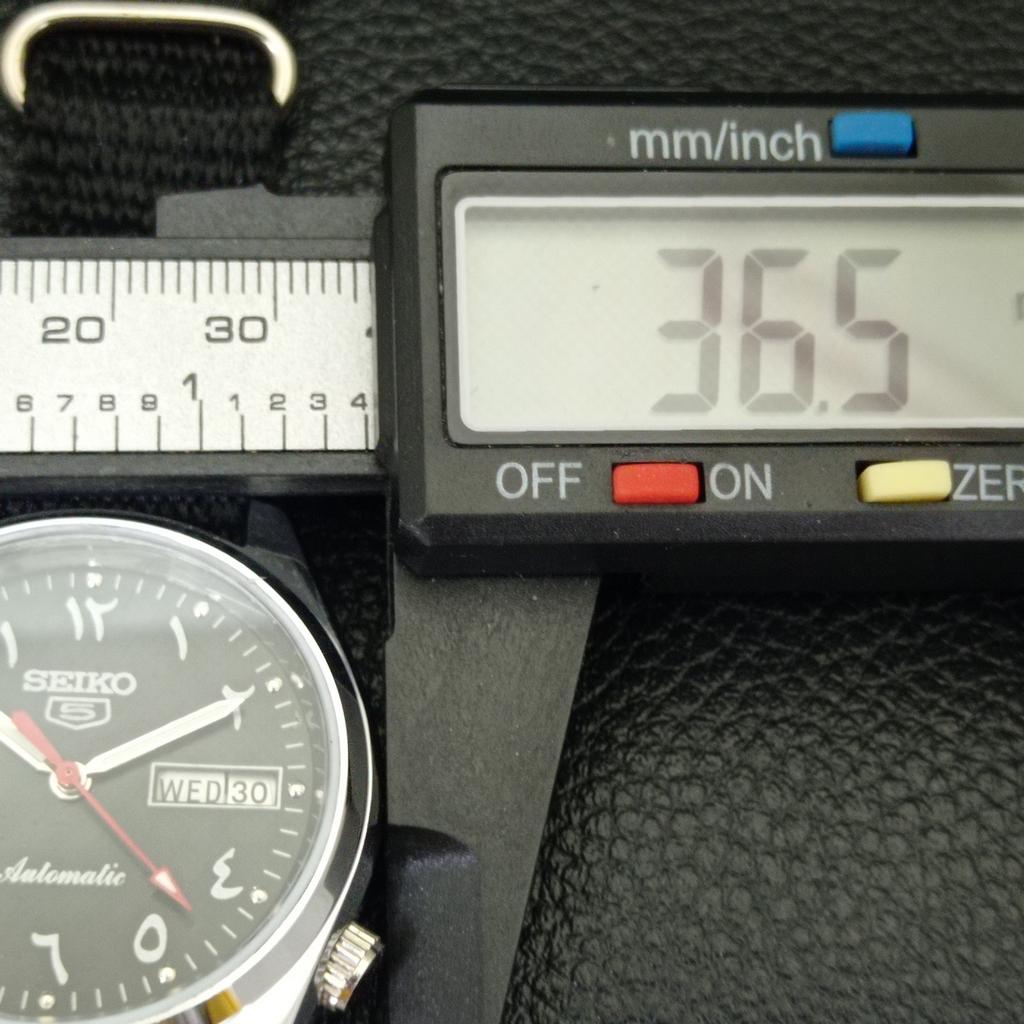 Generalüberholte Seiko 5 Automatikuhr Japan 6309A für Herren mit arabischem Zifferblatt und schwarzem Zifferblatt a427360-2 QRL-a427360