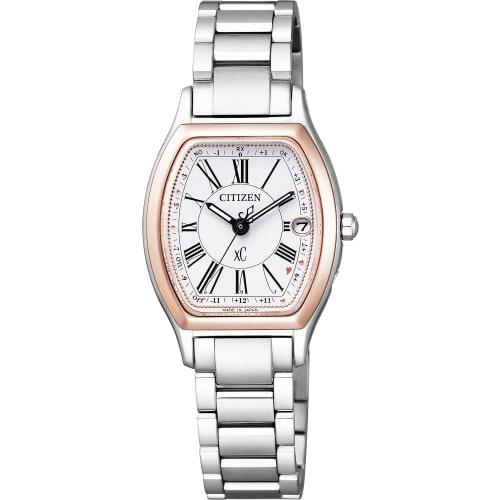 Citizen xC XC Eco-Drive Radio-Controlled Watch, Sakura Pink, Titania Line, Happy Flight Series, ES9355-58A, Women's