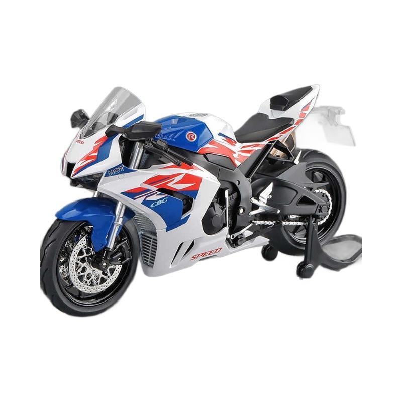 1/12 Honda CBR1000 Alloy Motorcycle Model, Cool Lighting, Exquisite Desktop Ornaments, The Best Collection for Motorcycle Enthusiasts