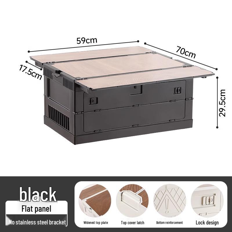 Camping Trunk Folding Storage Box for Outdoor and Picnic Organization