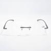 Lightweight Aluminum Frame Rimless Reading Stylish Reading Power Range To Yr6144 [Yellowrock] Glasses, Glasses, "+1.0 +4.0" (Gray, +2.0)