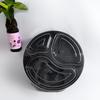 Disposable Round 3-Compartment Takeout Container