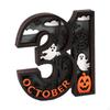Halloween Wood Decor Decoration Tabletop Sculpture Statue for Bedside Table