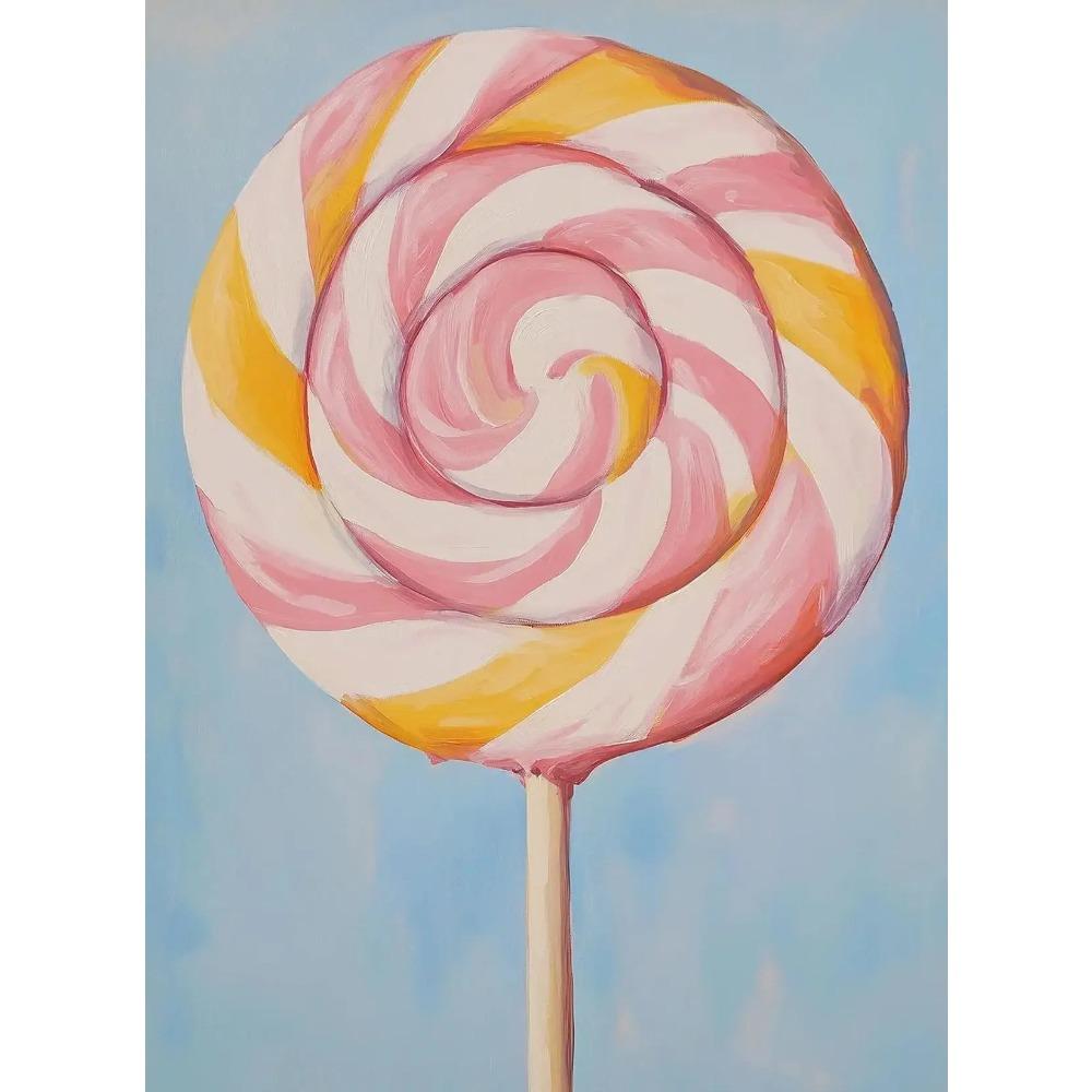 Beautiful And Sweet Creative Candy Dessert Art Design Poster Canvas Print Living Room Bedroom Kitchen Dining Room Wall Decor
