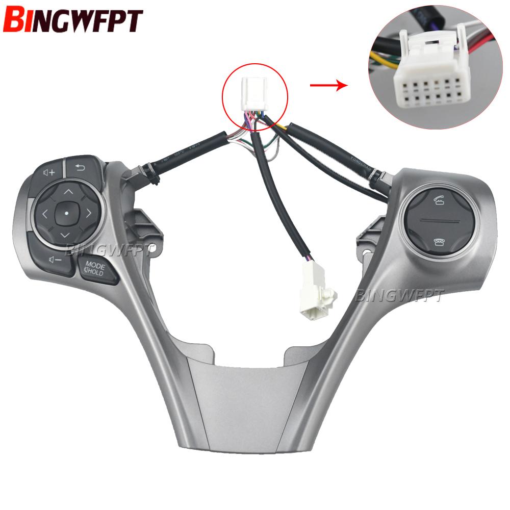 Multifunction Steering Wheel Control Switch For Toyota Camry 2.0S 12-15 ASV50 15-17 AVALON GSX40 2012-2018 VENZA AGV1 2013-2015 Switch