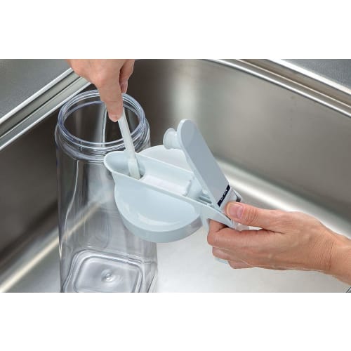 Mameita Kitchen Sponge, White, 1cm Wide x 0.5cm Deep x 17cm High, for Cleaning Inner Stoppers, Removing Tea Stain, Stick, Fine Grooves, for Fine Stain