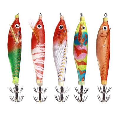 Esche da Pesca Amo Jig Luminoso Esca Gamberetto Esca Calamaro Jig Artificiale Hard Baits Jig Calamaro Luminoso Amo Seppia