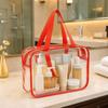 Large Capacity Travel Toiletry Bag Waterproof Cosmetic Bag Clear Handbag Toys Storage