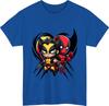Funny superhero team tshirt chibi comic hero marvel fan birthday gift tee top
