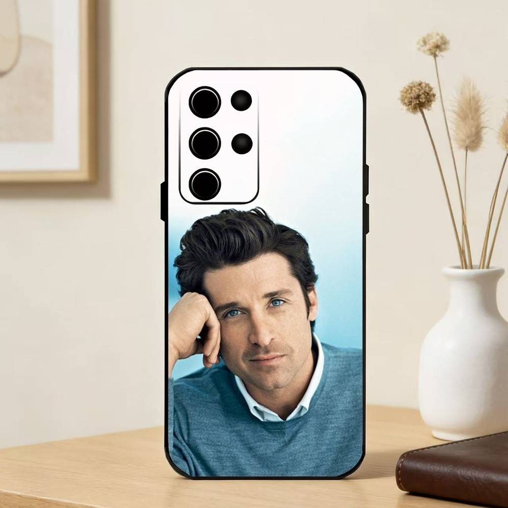 PatrickS G-Galen D-Dempsey Phone Case For Samsung S25,24,23,22,30,21,10,9,Ultra,Plus,FE 5G Black Soft Case