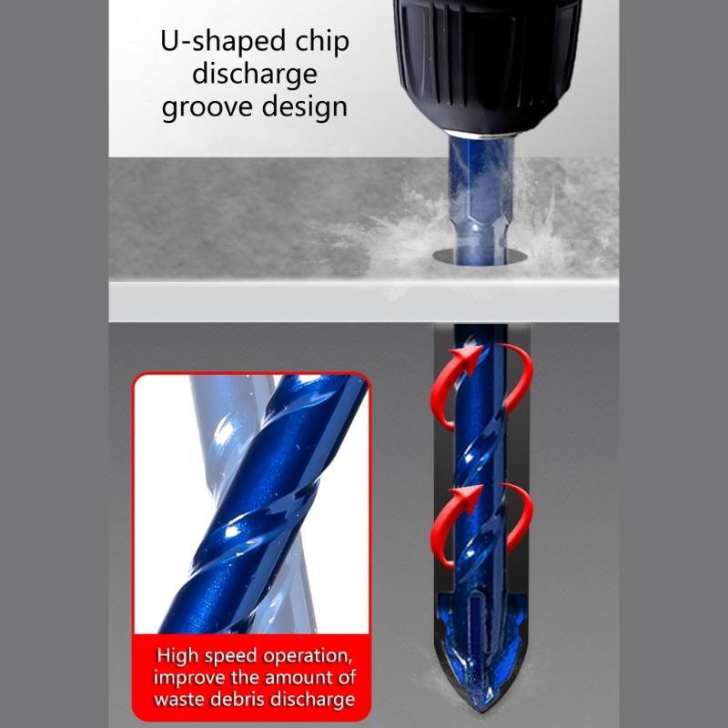 6-14mm Hochfester Stahlbohrer Perfekt für Holzbearbeitung Metallbearbeitung und Heimwerkerprojekte Garantiert Langanhaltende Schärfe