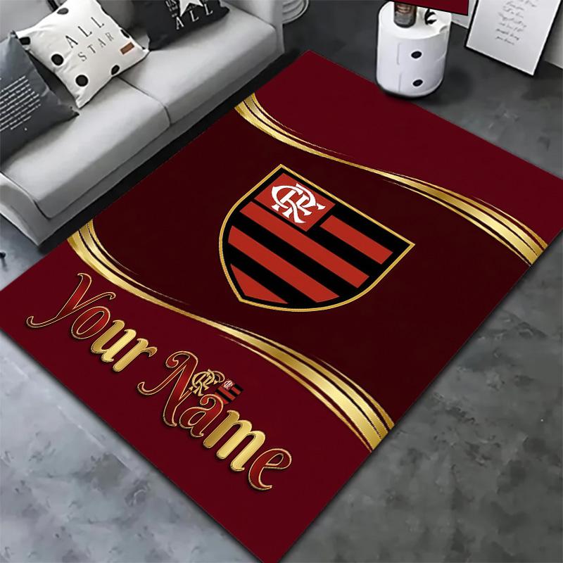 Clube De Regatas Flamengo Custom Name Carpet Rug For Living Room Bedroom Home Sofa Decoration Kids Play Nonslip Floor Mat
