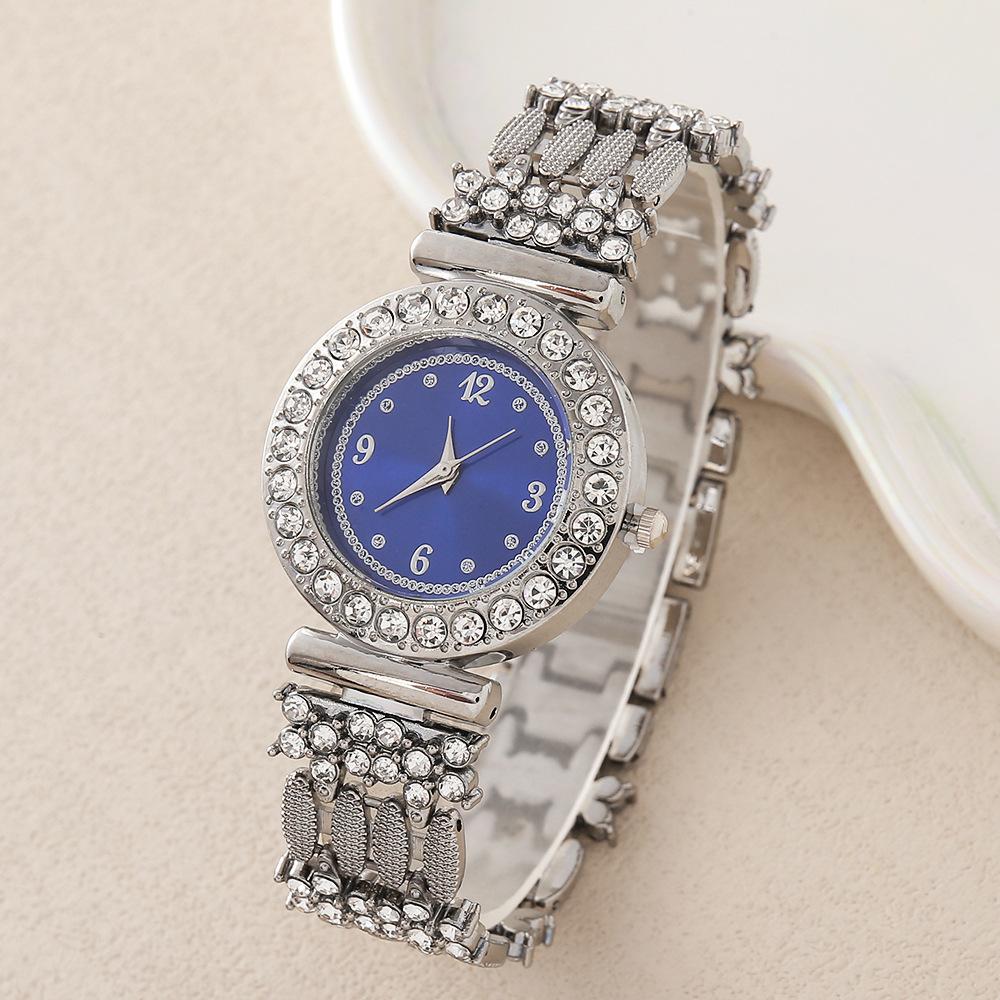 Jewelry Diamond-Set Roman Numerals Simple Watch Women'S Bracelet Watch Set Women'S Watch