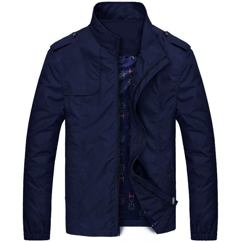 Spring and Autumn Leisure Korean Version Handsome Pilot Coat Men's Wear