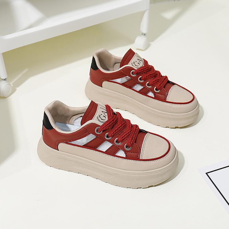 

Женские повседневные кроссовки на платформе, летние нескользящие дышащие прогулочные туфли с вырезом, кроссовки на шнуровке, легкие теннисные спортивная обувь для женщин 40