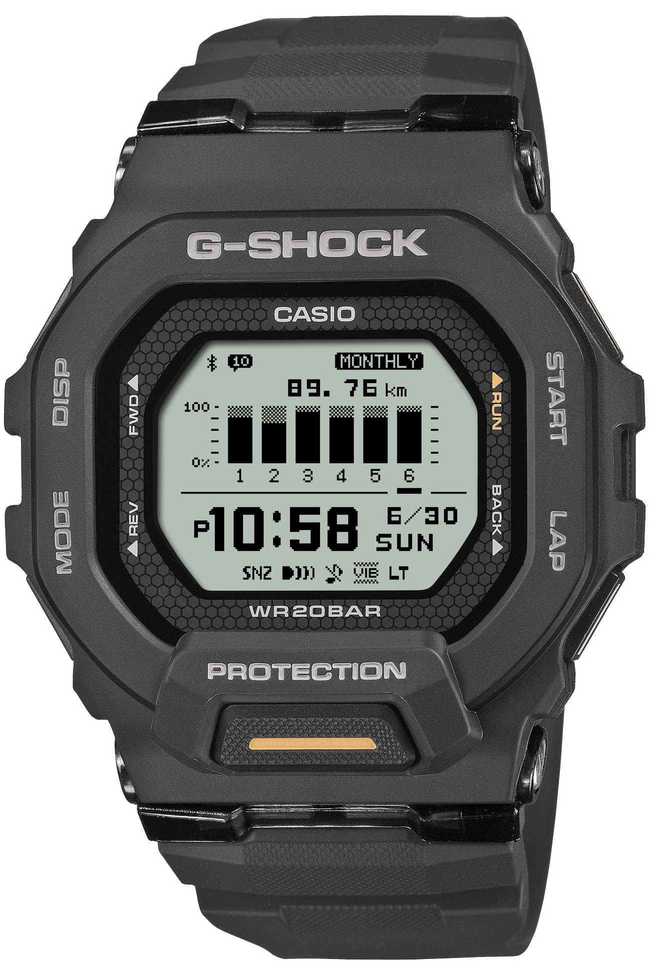 

Мужские часы Casio G-Shock G-SQUAD GBD-200-1A1JF, черные (Официальный японский продукт)