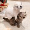 PP Cotton Brown Otter Plush Toy Soft Simulation Otter Toy Doll  Decorate Present