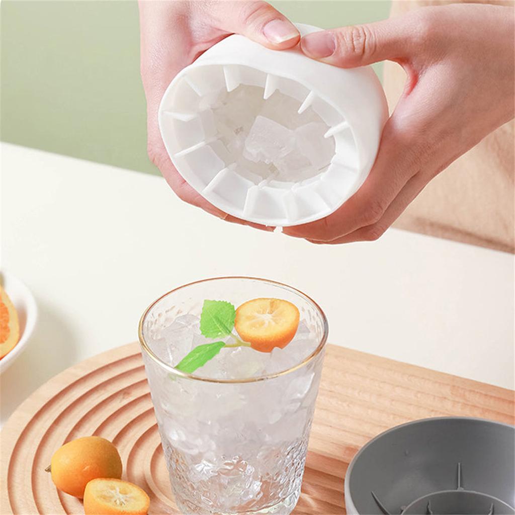 Molde de Silicone para Cubos de Gelo em Forma de Cogumelo, Bandeja de Gelo Flexível Antiaderente para Fazer Cubos de Gelo em Formato de Cogumelo e Doces Congelados com Design de Liberação Fácil
