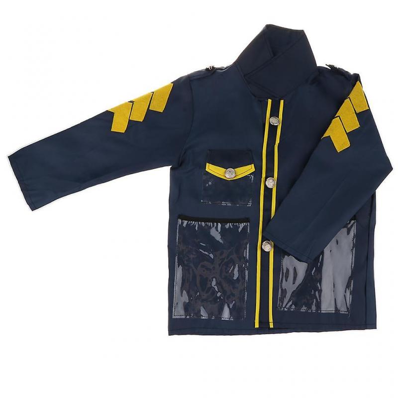 Kid Police Officer Role Play Costume Tools Kits Fancy Dress 8 Pieces