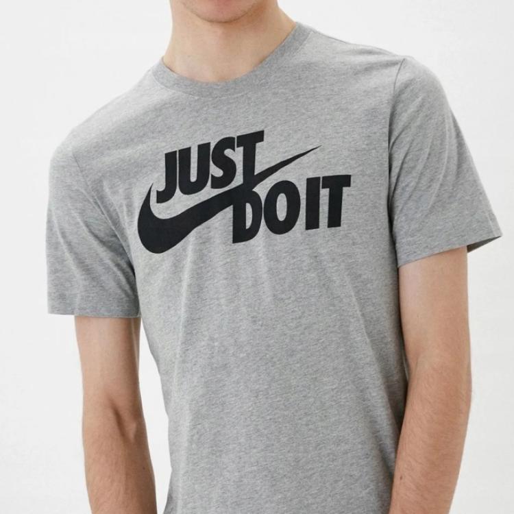 Nike Logo Round Neck Letter Short Sleeve T-Shirt Men Tops DX1989-063