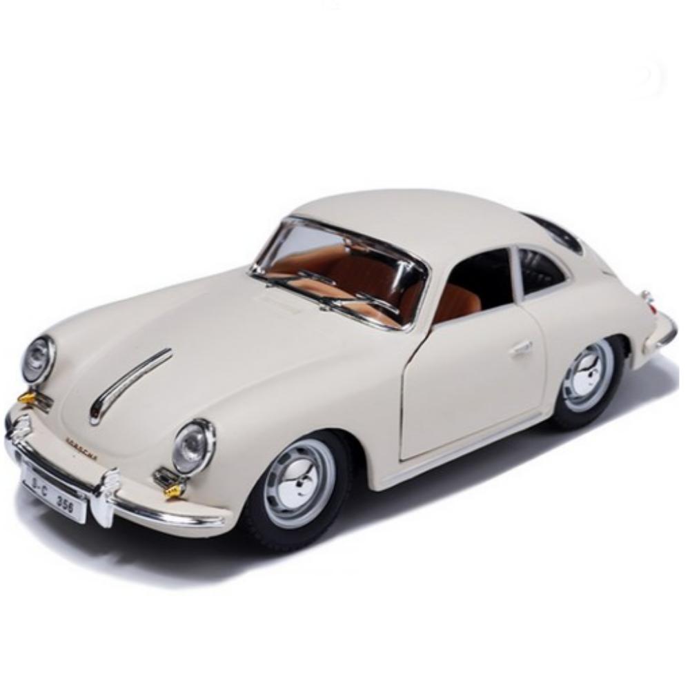 

Браго 1:24 Porsche 356B COUPE 1961 Лита модель автомобіля, Слонова кістка, 1 штука