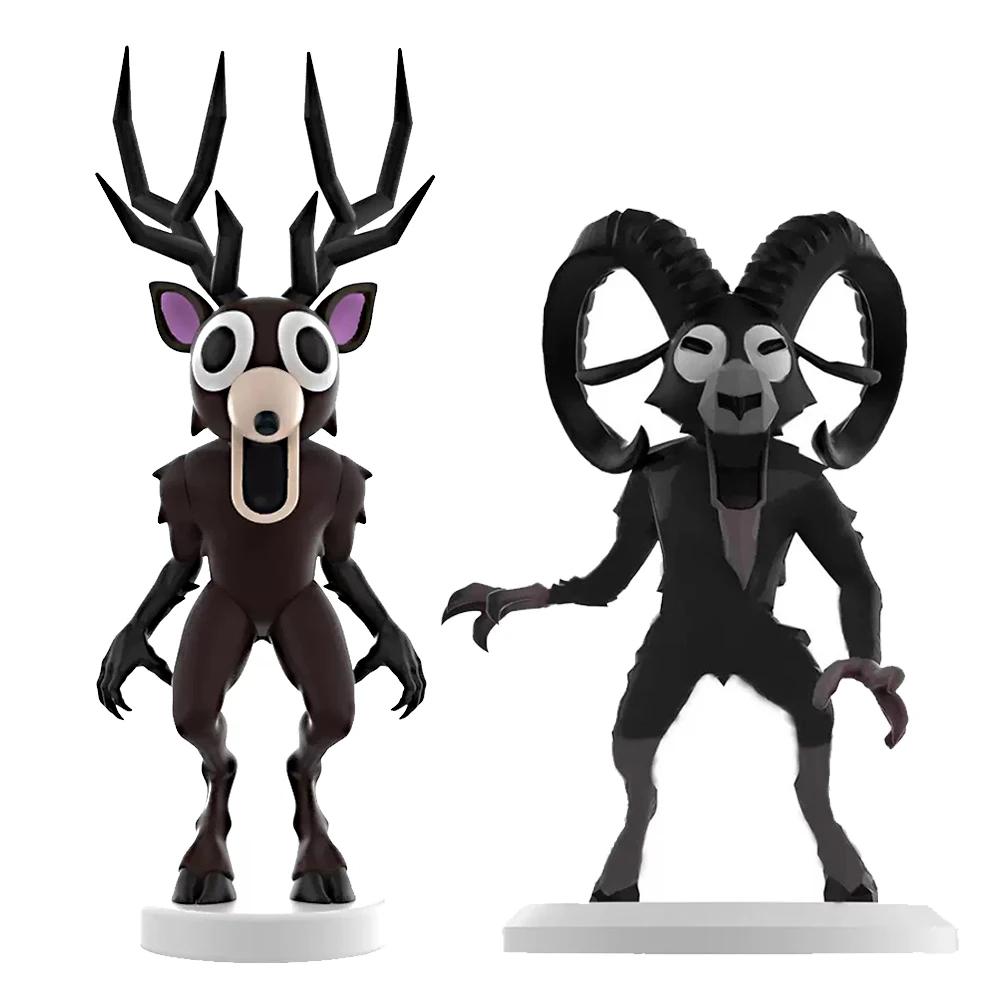 Neue 99 Nächte im Wald Hirsch Eule Ziege Monster Modell Figur Plastikspielzeug Geschenke