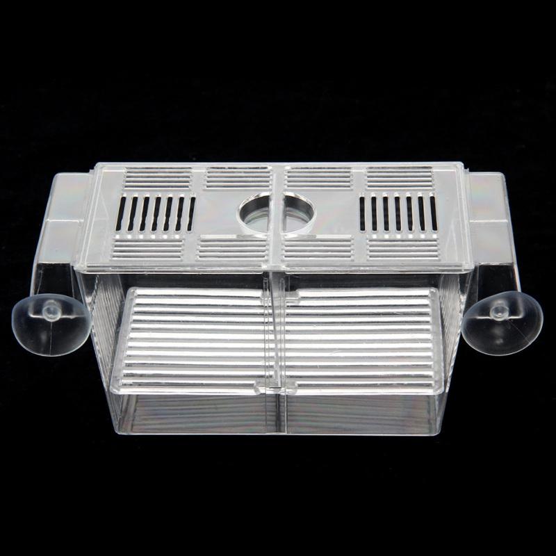 Aquarium Hatchery Trap Fish Breeding Plastic Box Tank Fry Floating Breeder Isolation Box