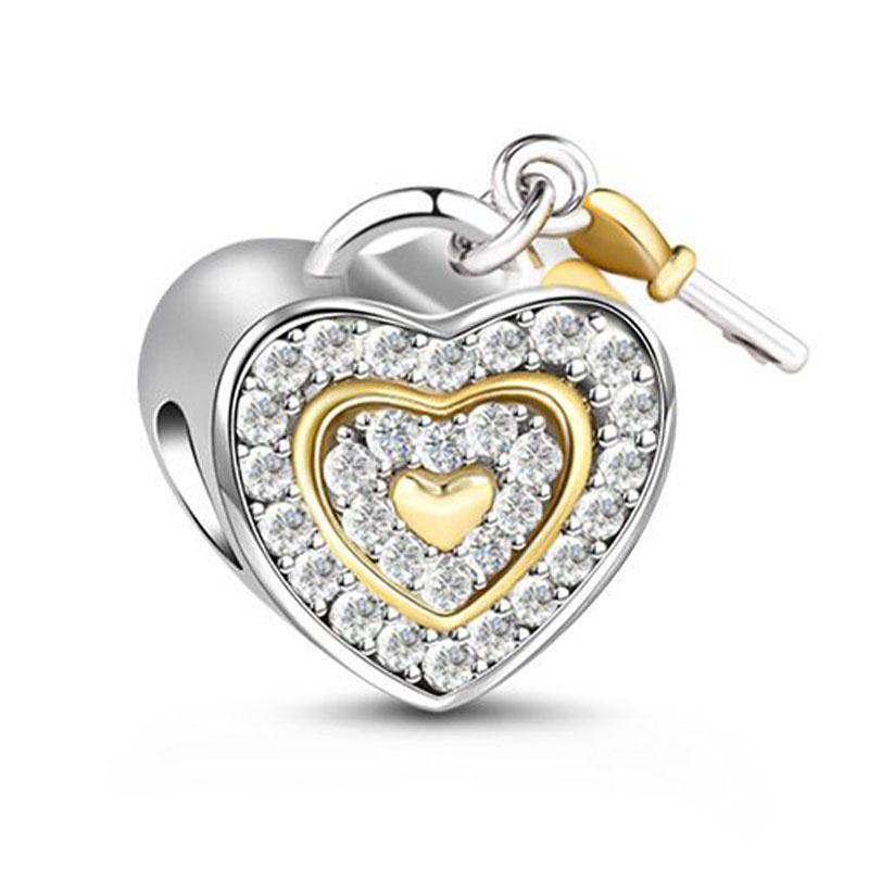 Brand New Copper Metal Plated Gold Tower Sunflower Dangle Charm Bead Component Bead Component Compatible With Authentic Original Accessories Bracelet
