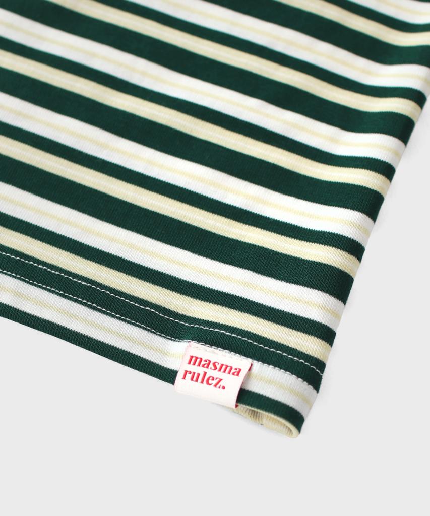 Maseumaluljeueopaeleol Cool Airy Stripe T-Shirt_Green