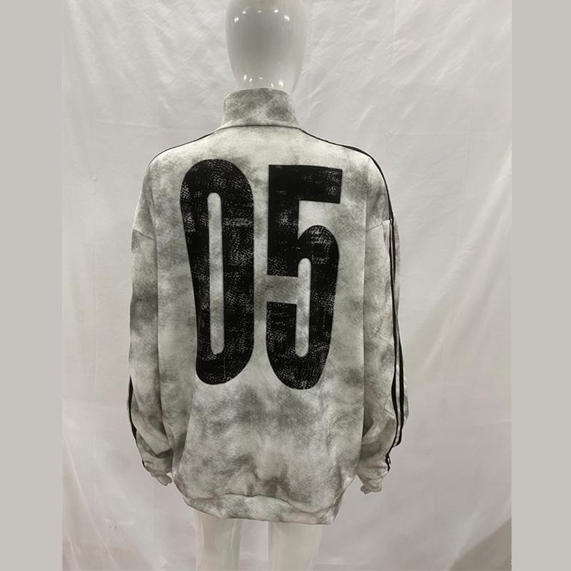 Europeisk och amerikansk retro vintage tvättad hoodie med dragkedja för män och kvinnor, lös och avslappnad