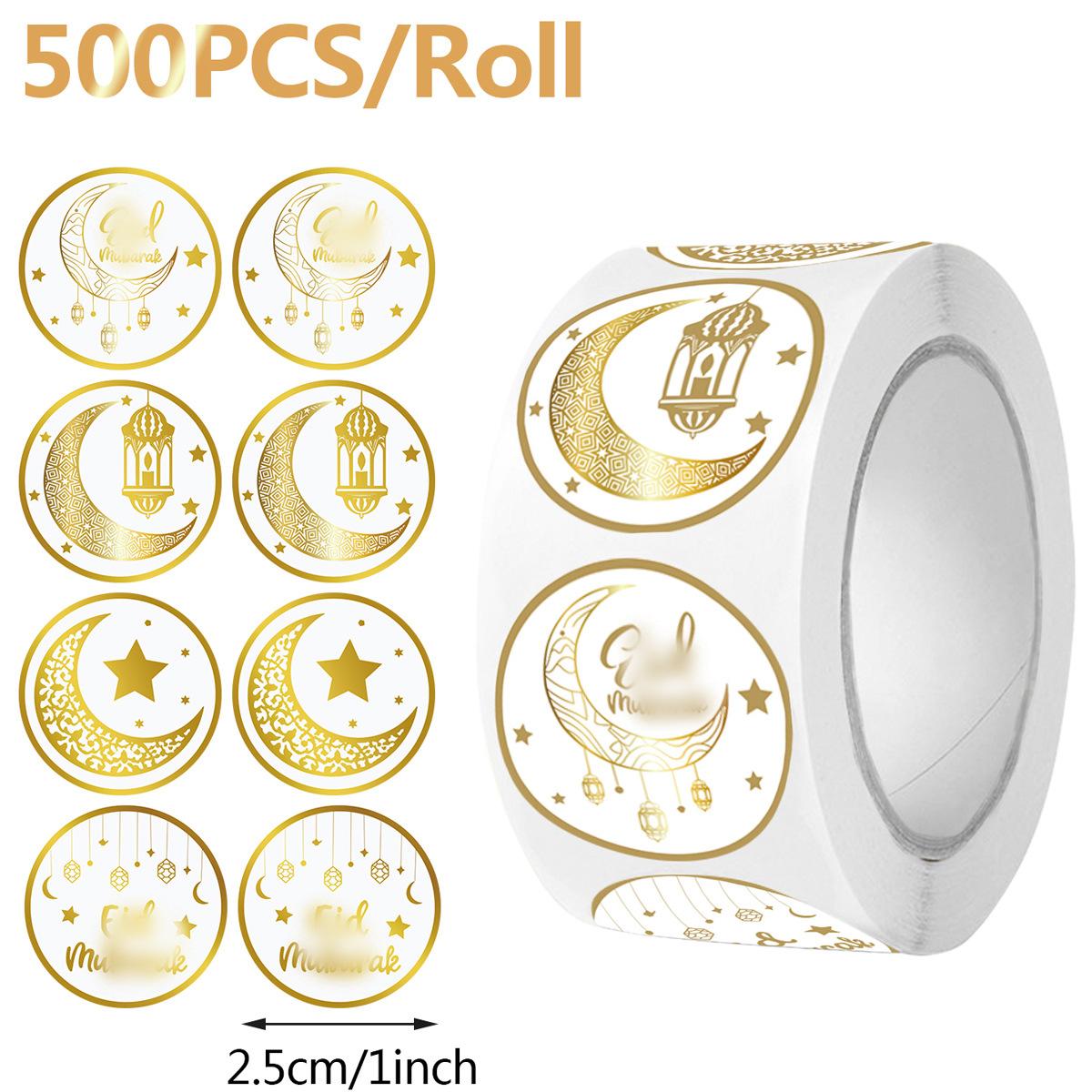 

500 Stickers/Roll Festival Party Flower Stickers DIY Manual Labeling For Candy Bags Food Packaging Happy Birthday Sticker 500pcs