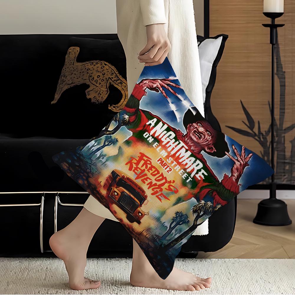 F-Freddy K-Krueger Movie Pillowcase toon Gift Cushion Cover Bedroom Home Sofa Chair Seat Decor pillow case