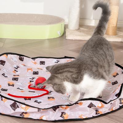 Interactive Cat Toys Automatic Fast Rolling Ball with Sound Effects Indoor Motion Chirping Activated Moving Ball Cat Toys