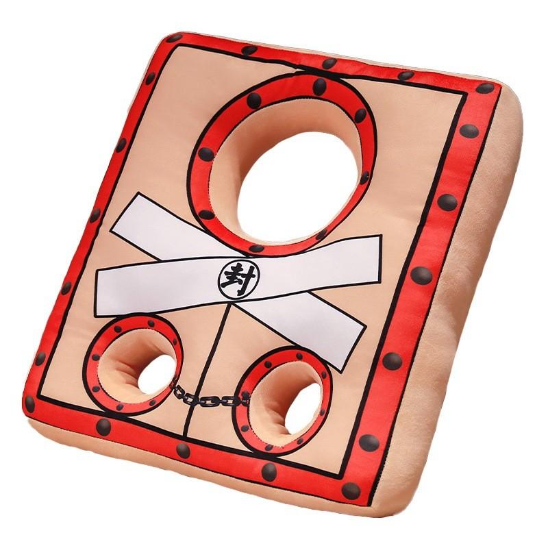 Creative Shackles Throw Pillow Office Back Neck Cushion U Shaped Toys Plush