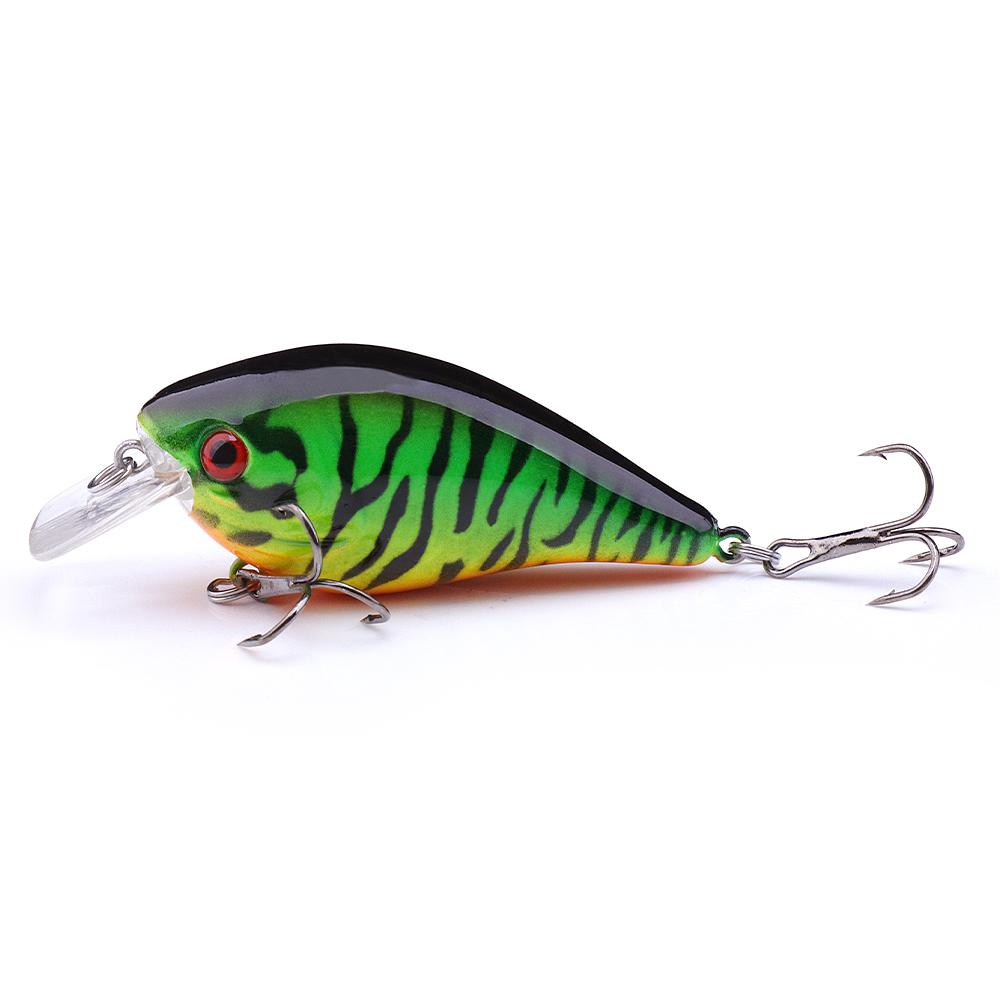 

6см 12.6г Крэнки Рыболовная приманка Твердая искусственная приманка Плавающие воблеры для щуки Приманки минноу для рыболовных снастей