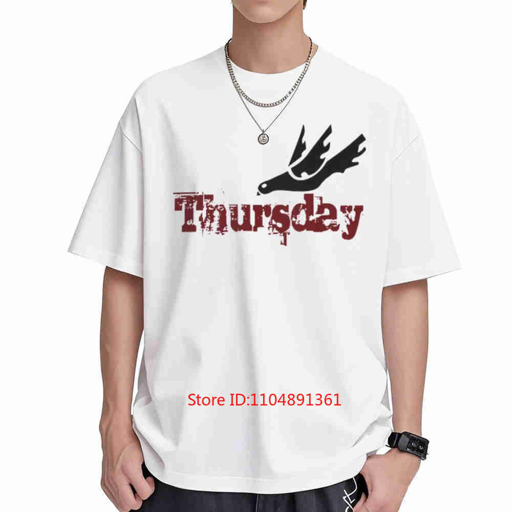 Thursday Band Short Sleeve Tee 100 Cotton Tshirt