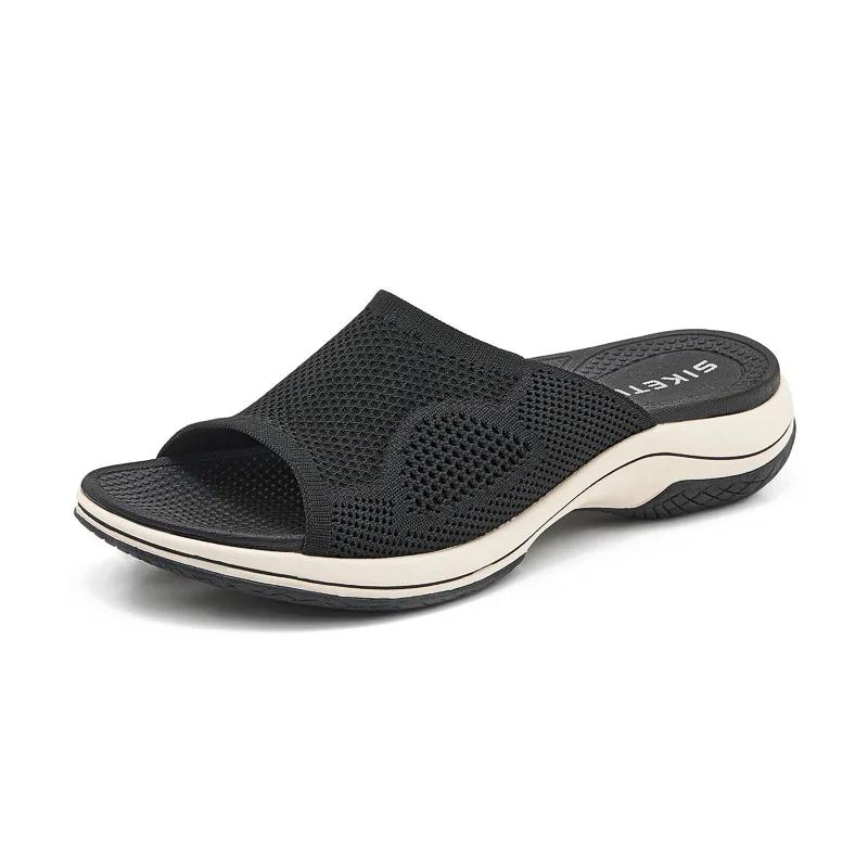 Fashion Shoes for Women Summer Open Toe Casual Breathable Outdoor Beach Platform Sandals Slippers Women Casual Wedges Plus Size 36-42