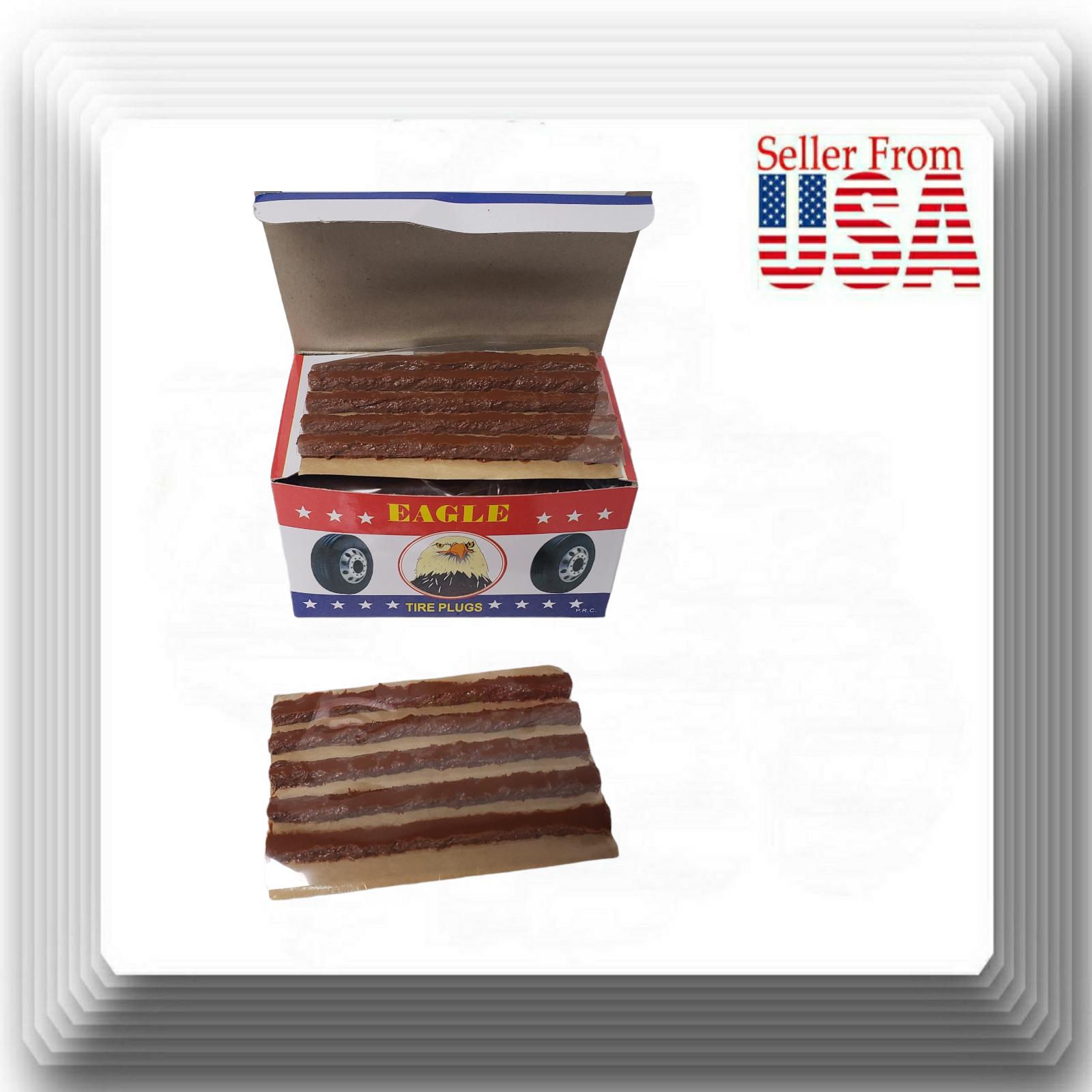 EAGLE  Seal Tire Plugs  60 SEALS 100% SELF VULCANIZING TUBELESS TIRE REPAIR PLUG