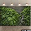 2D Natural Rainforest Plant Maternity Birthday Photography Backdrop Decor
