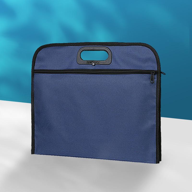Wasserdichte Aktentasche Segeltuch Tragbar Hohe Kapazität A4 Dokumententasche Herren Besprechungsmappe Organisieren Paket Business Aufbewahrung Handtaschen