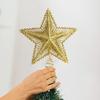 Pentagram Cutout 3D Star Christmas Tree Topper Ornament