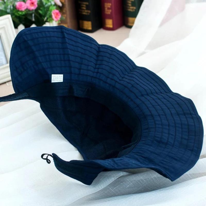 2019 Summer Parent-child Sun Hat Women Wild Anti-UV Ride Folding Sun Hat Empty Top Cap Wide Side Sun Hat Girl Beach Hat