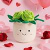 Cartoon Rose Plush Toy Couple Desktop Ornament - Valentine's Day Gift