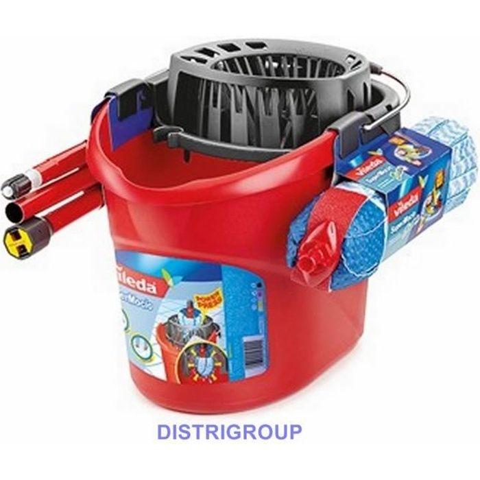 VILEDA Seau + Balai À Franges SUPERMOCIO 3D