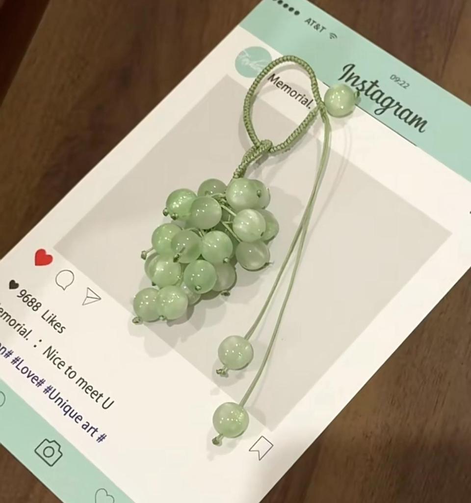 Color-Changing Grape Green Pendant DIY Kit for Besties