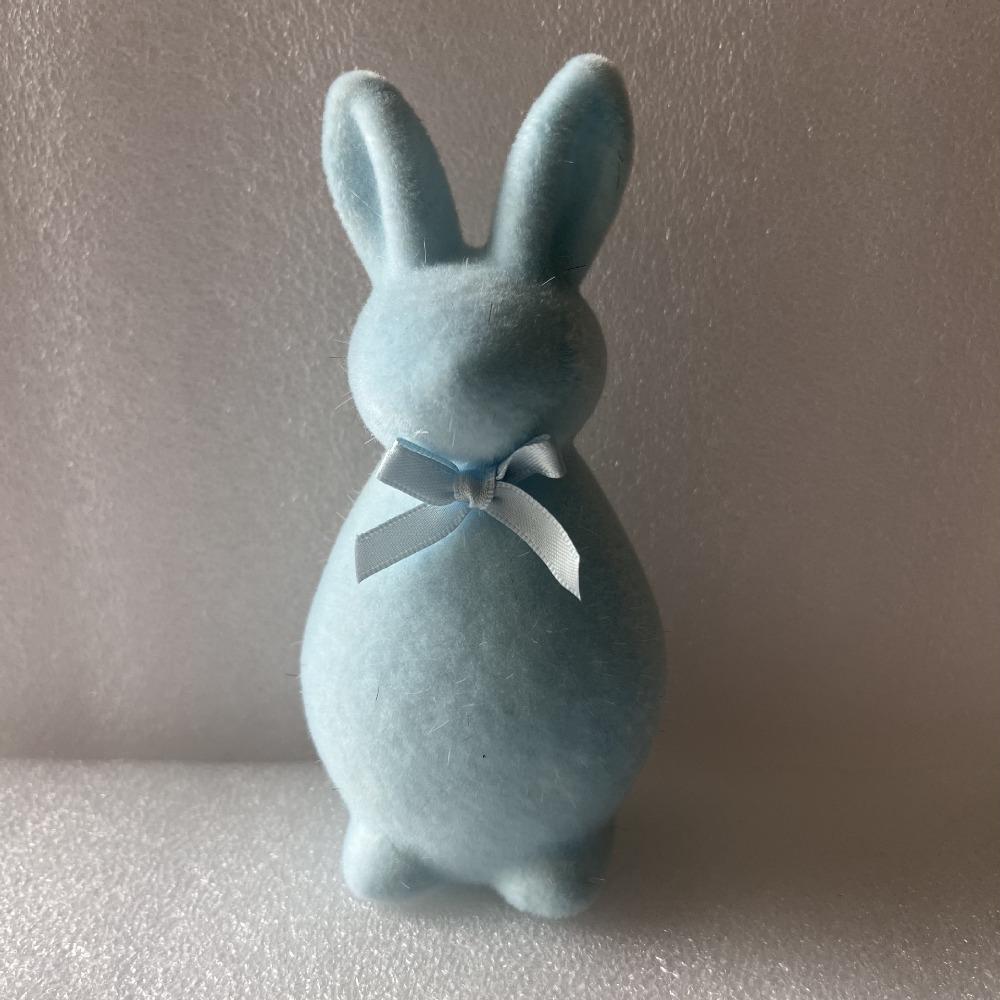 Plush Easter Bunny Statue Foam Rabbit Gnome Doll Easter Holiday Bunny Sculpture Garden Decor
