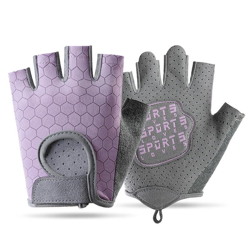 Kids' Non-Slip Half-Finger Gloves for Cycling & Sports - Breathable, Wear-Resistant, Prevents Calluses