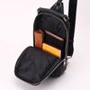 Takeo Kikuchi Men's Slim-Density One-Shoulder Bag (G8701062) in Saffiano-Style Black (019) 00 (FREE)