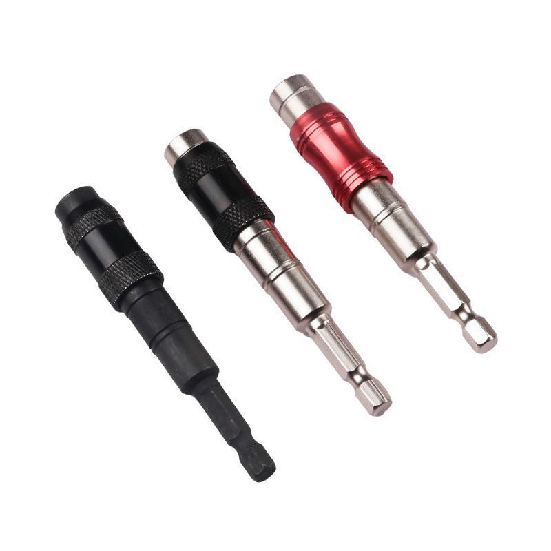 Hexagonal Quick Release Extension Rod for Electric Drills & Screwdrivers, Self-Locking, 1/4" Hex, Transfer Batch Head, 1 Piece